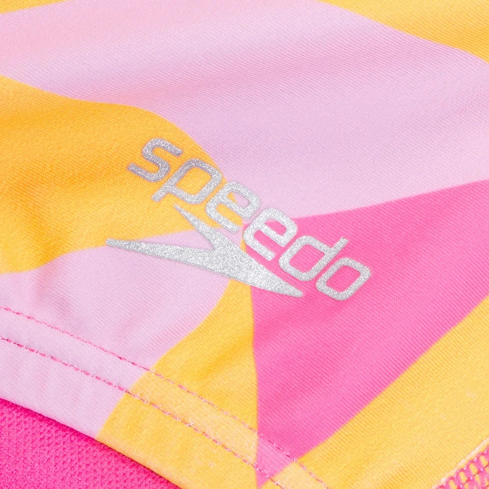 Speedo Print Purple Bck 1 Pc