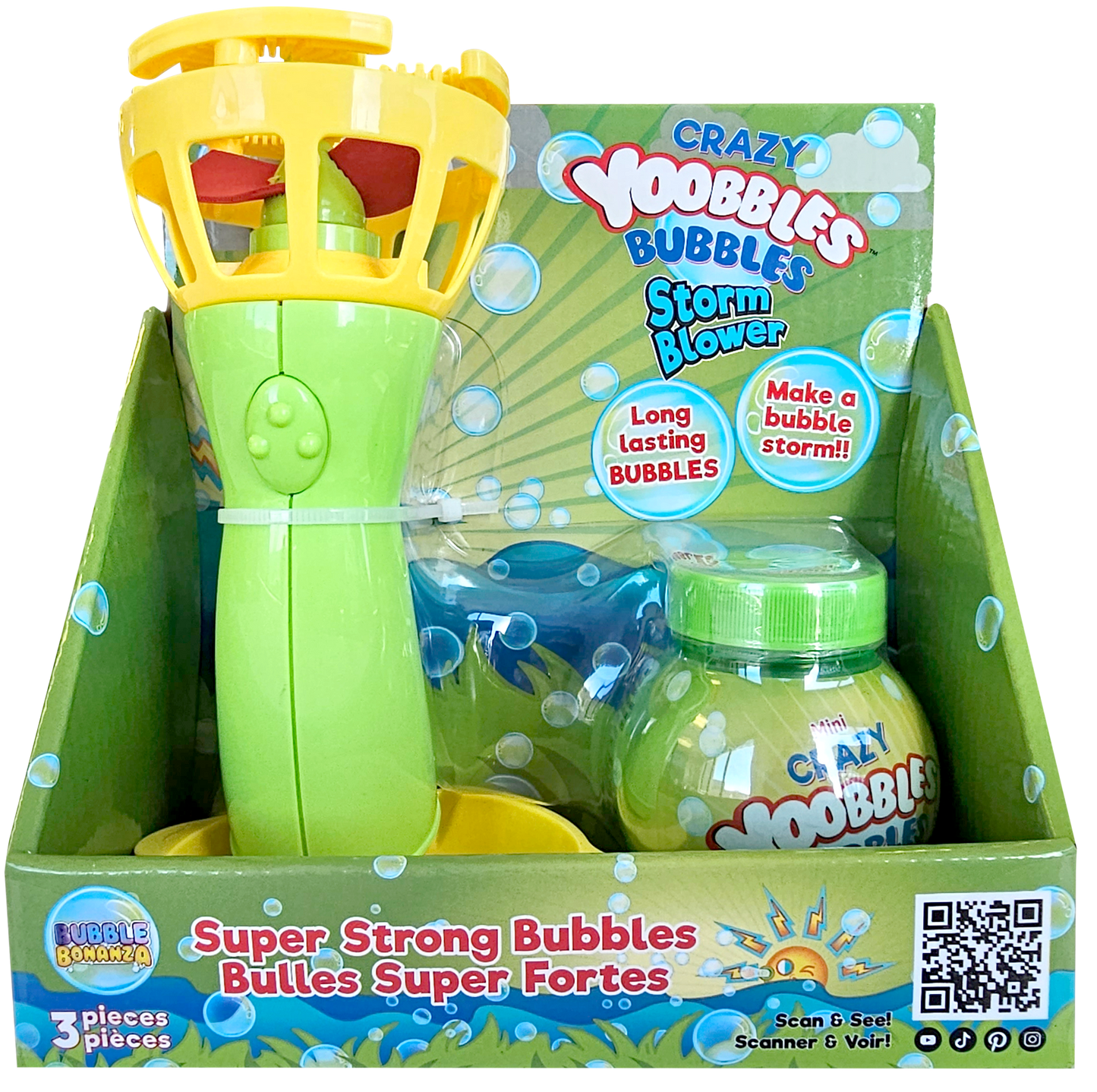 Wishbone Products - Crazy Catchables Bubble Storm with Solution