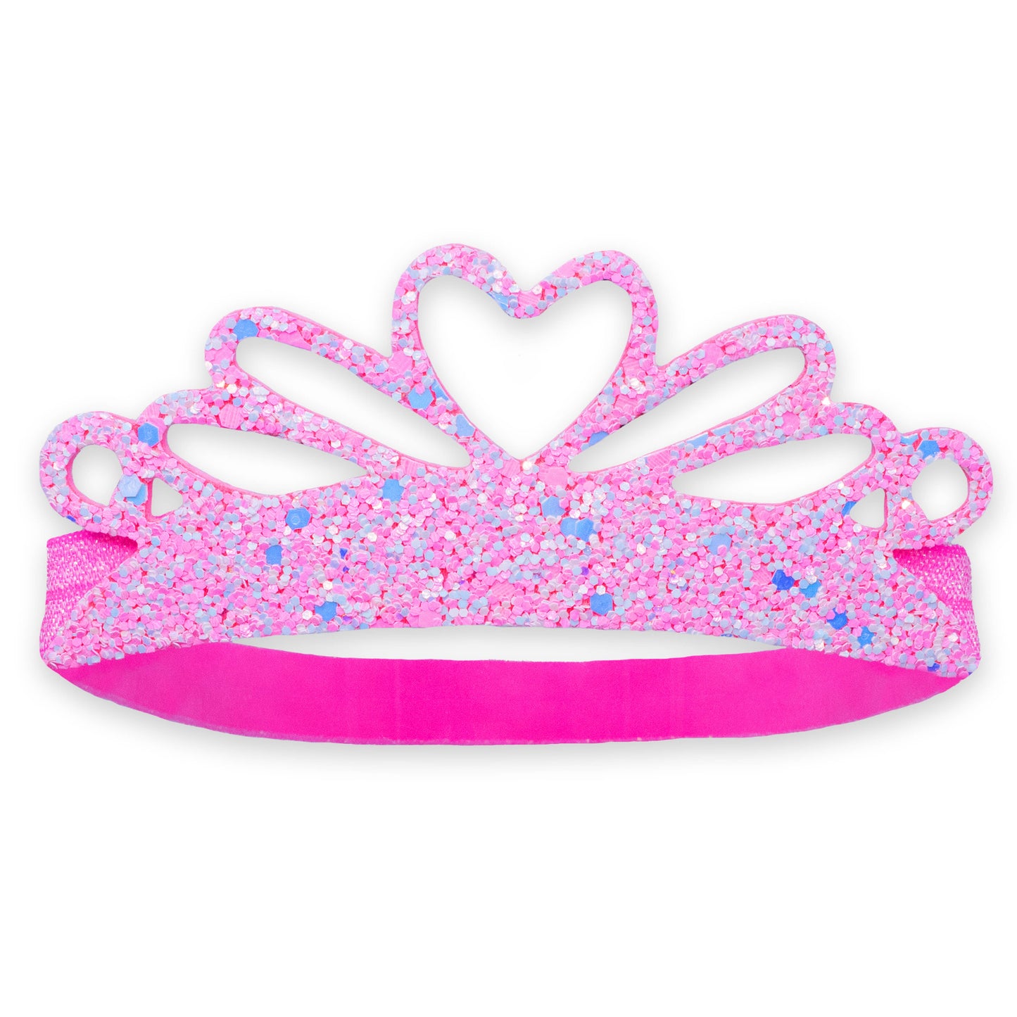 Frog Sac - Stretch Glitter Princess Tiara Headbands