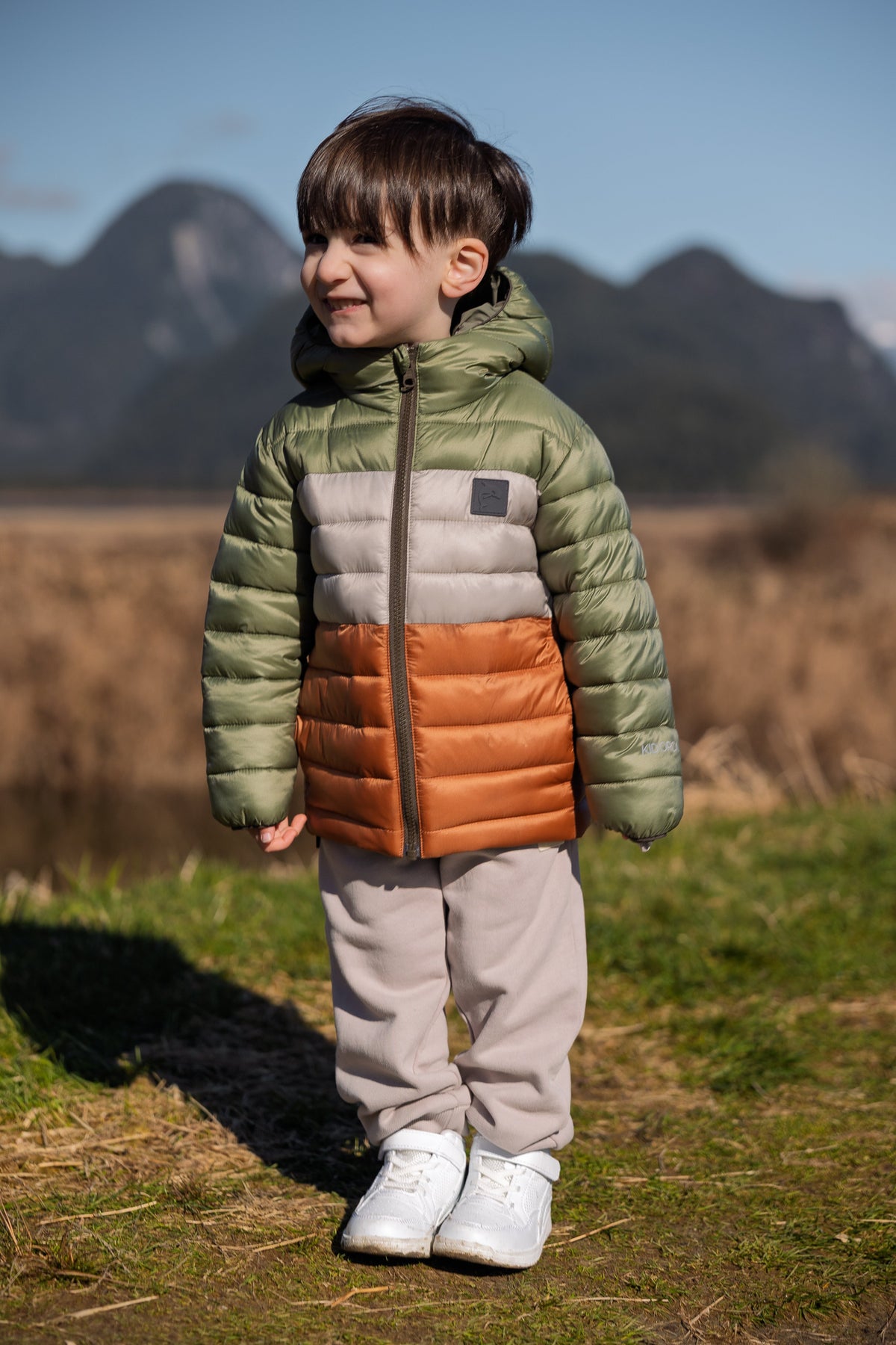 KidORCA Porteau Reversible Waterproof Puffer Jacket