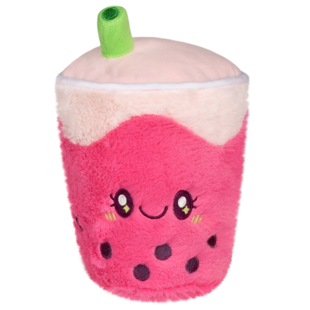 Squishable Snugglemi Snackers Bubble Tea Strawberry Plush