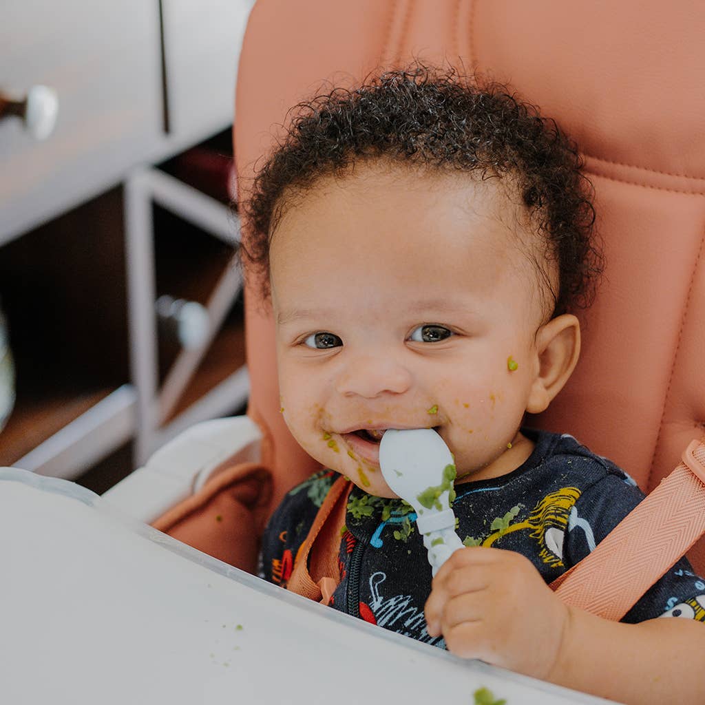 Itzy Ritzy - Sweetie Spoon + Fork Set: Buttercream + Toffee