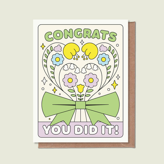 Épée Lapin Studio - Congrats, You Did It Greeting Card
