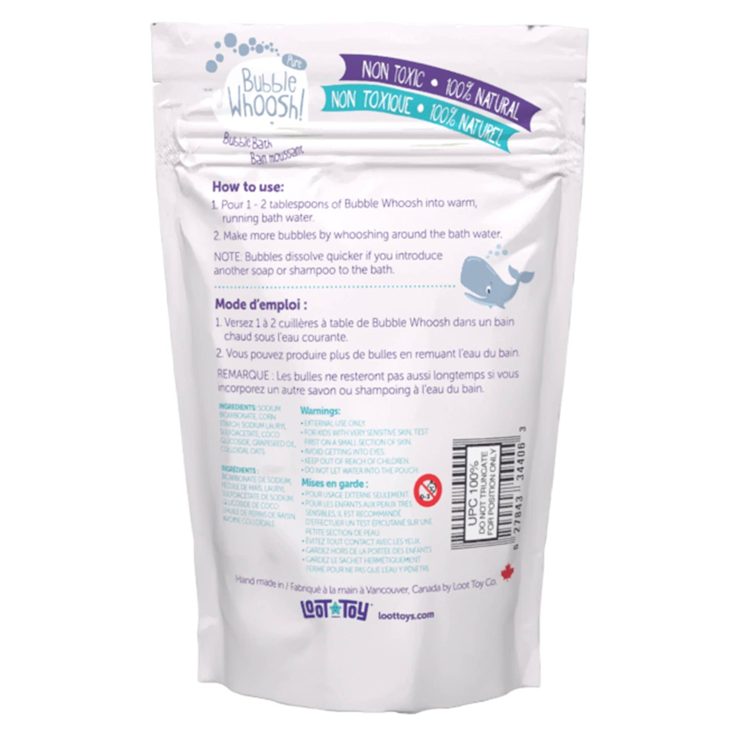 Loot Toy Company - Bubble Whoosh PURE: Clear (Unscented)