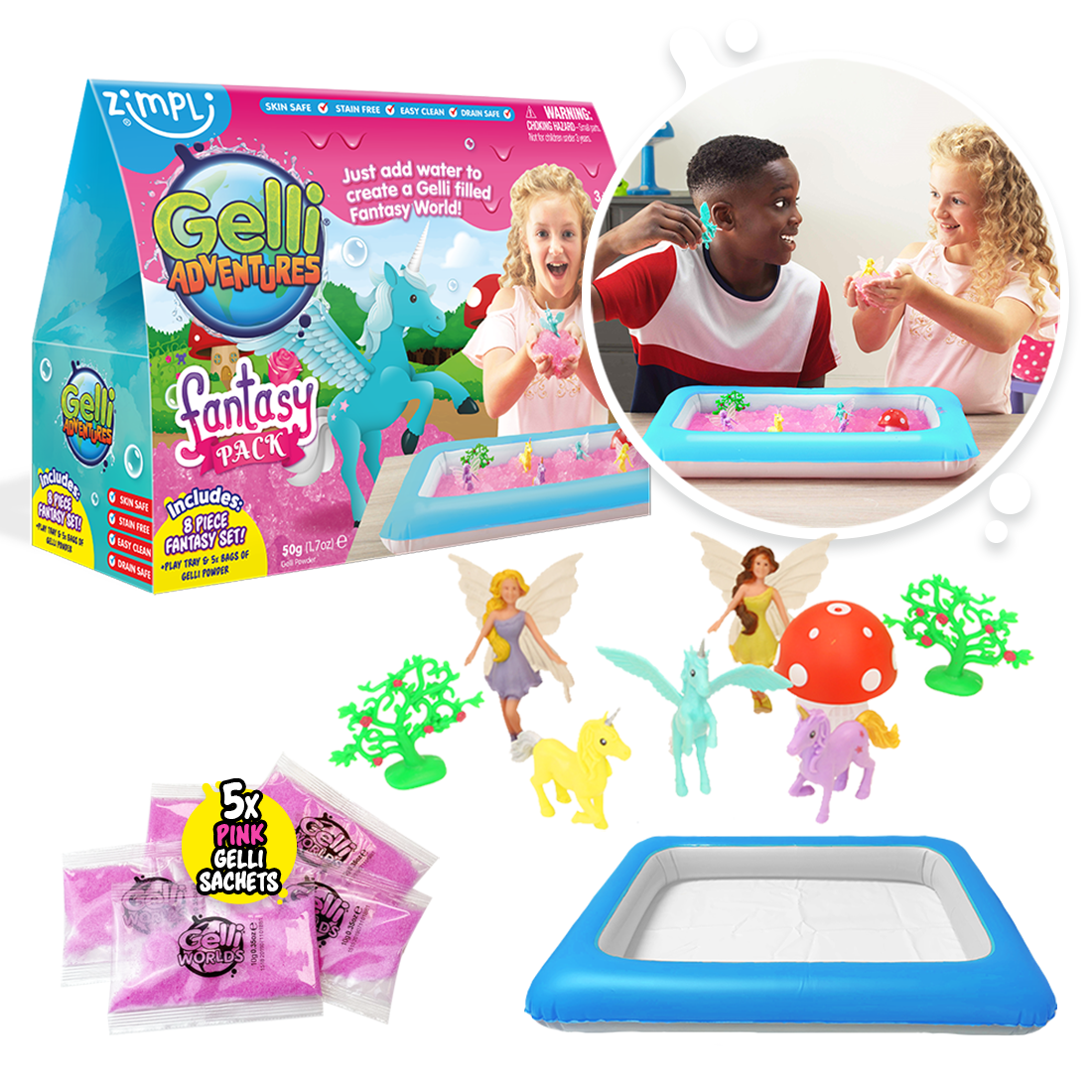 Zimpli Kids - Zimpli Gelli Adventures Fantasy Imaginative Play Sensory Toy