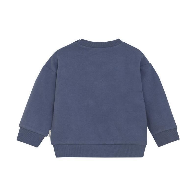 Minymo - Baby Sweater Dino Blue - 3M