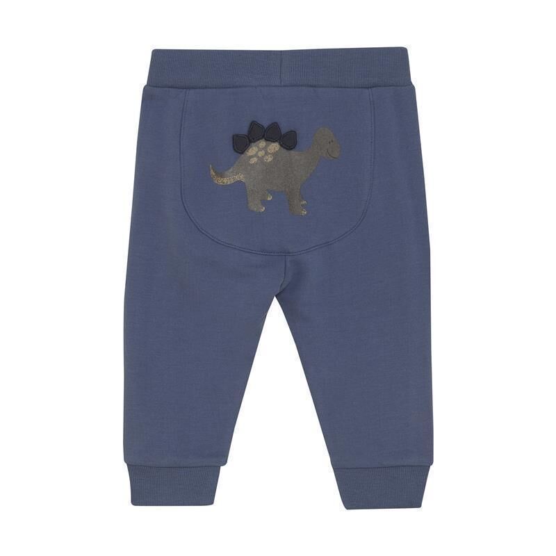 Minymo - Baby Sweatpants  Dino Blue - 3M