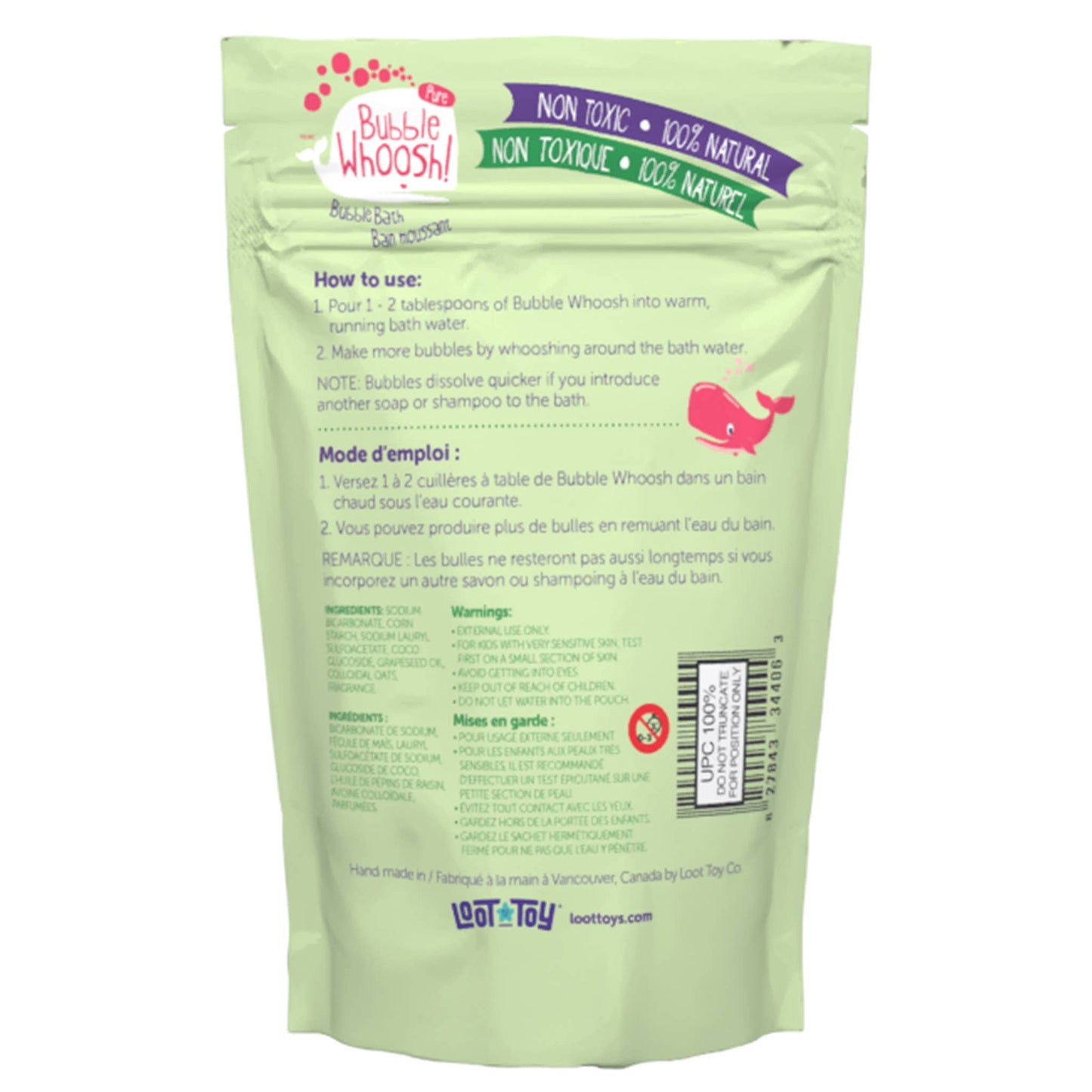 Loot Toy Company - Bubble Whoosh PURE: Clear (Unscented)