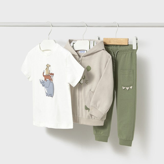 Mayoral Tracksuit Safari 3 Piece Set Toddler