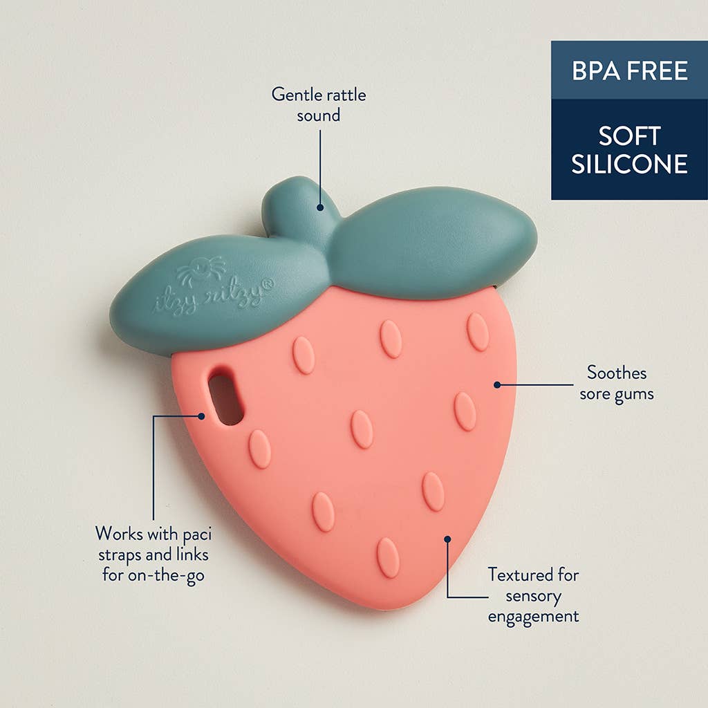 Itzy Ritzy - Strawberry Sweetie Rattle