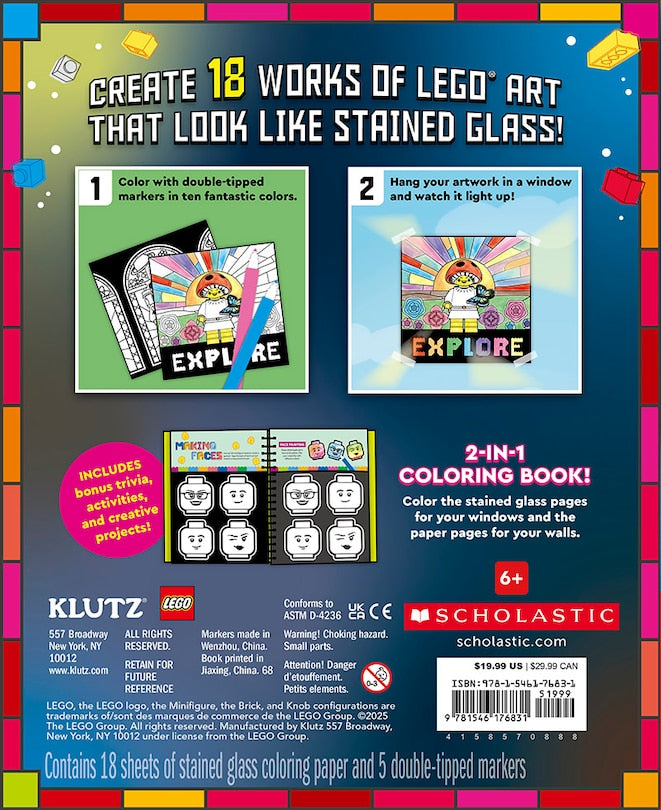 Klutz LEGO Stained Glass Art