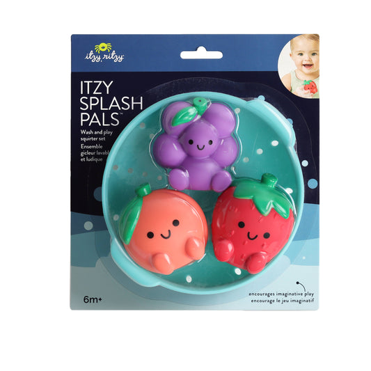Itzy Ritzy -  Itzy Splash Pals - Bath + Water Toy: Fruit Friends