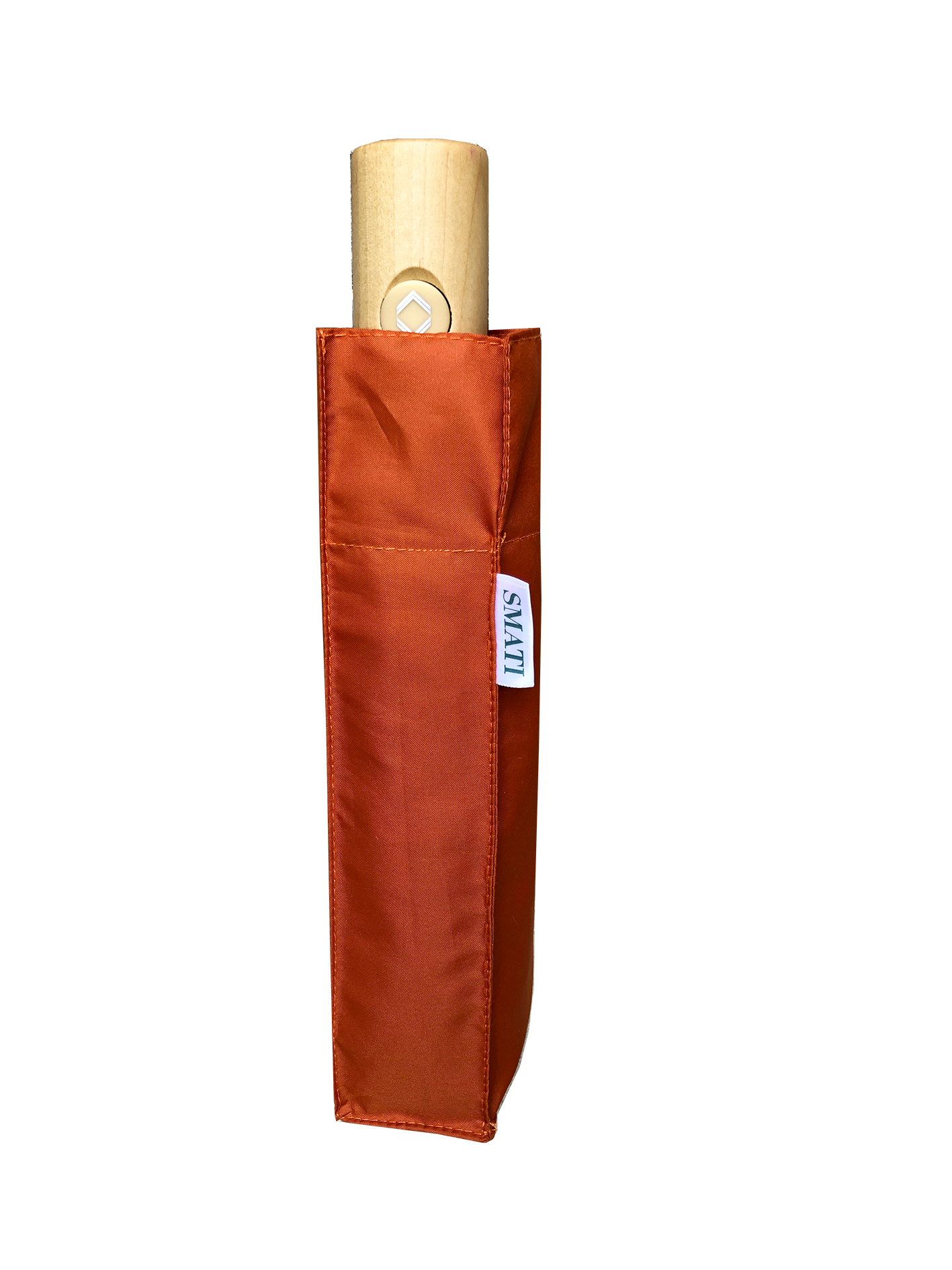 SMATI - Eco-friendly PET Compact Automatic Umbrella Cognac Mist