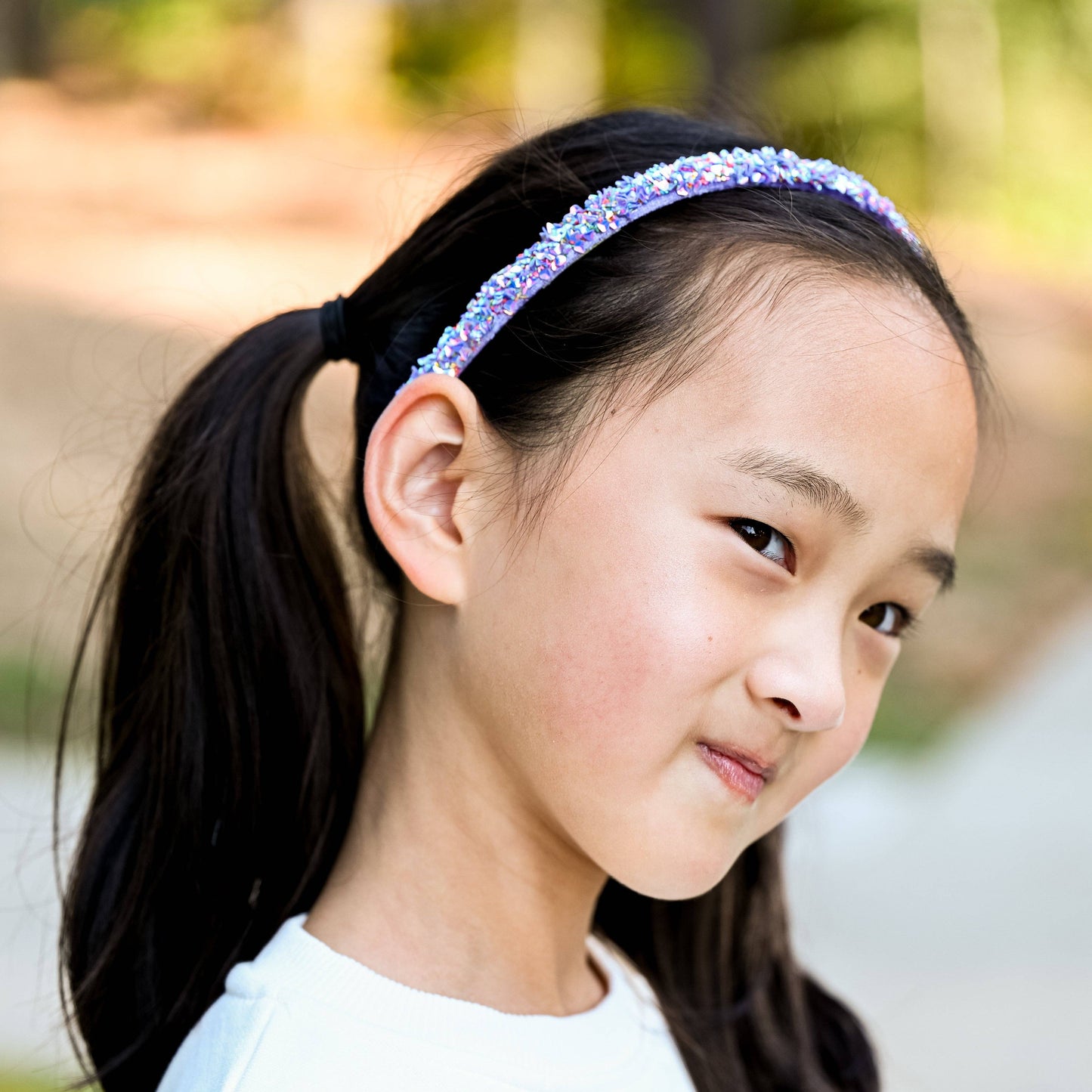 Frog Sac - Thin Sequin Headband - Non Slip Hair Accessories for Kids