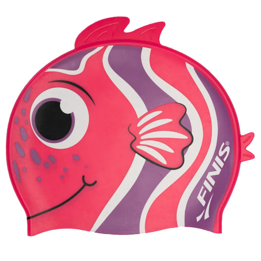 FINIS Animal Heads Silicone Cap Angelfish Pink 3Y+