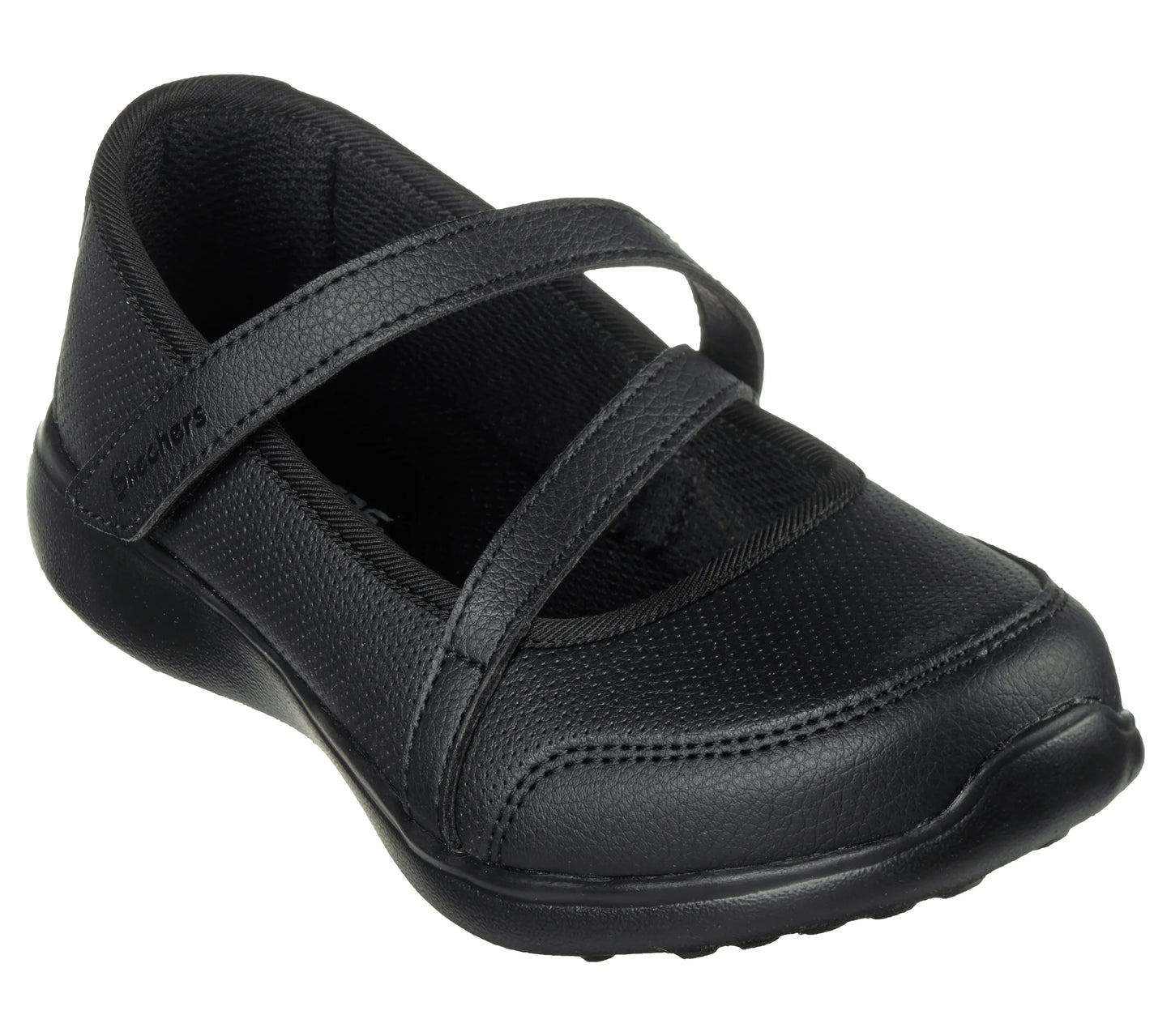 Skechers Microstrides - School Bus Kicks Girl's Uniform Shoes