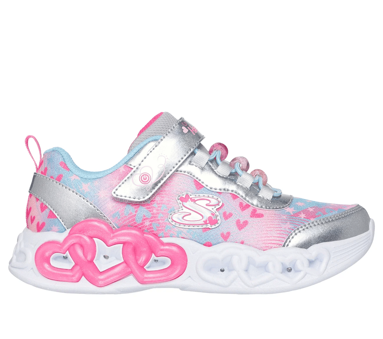 Skechers - Infinite Heart Lights - Heart Jewels Light Up Sneakers