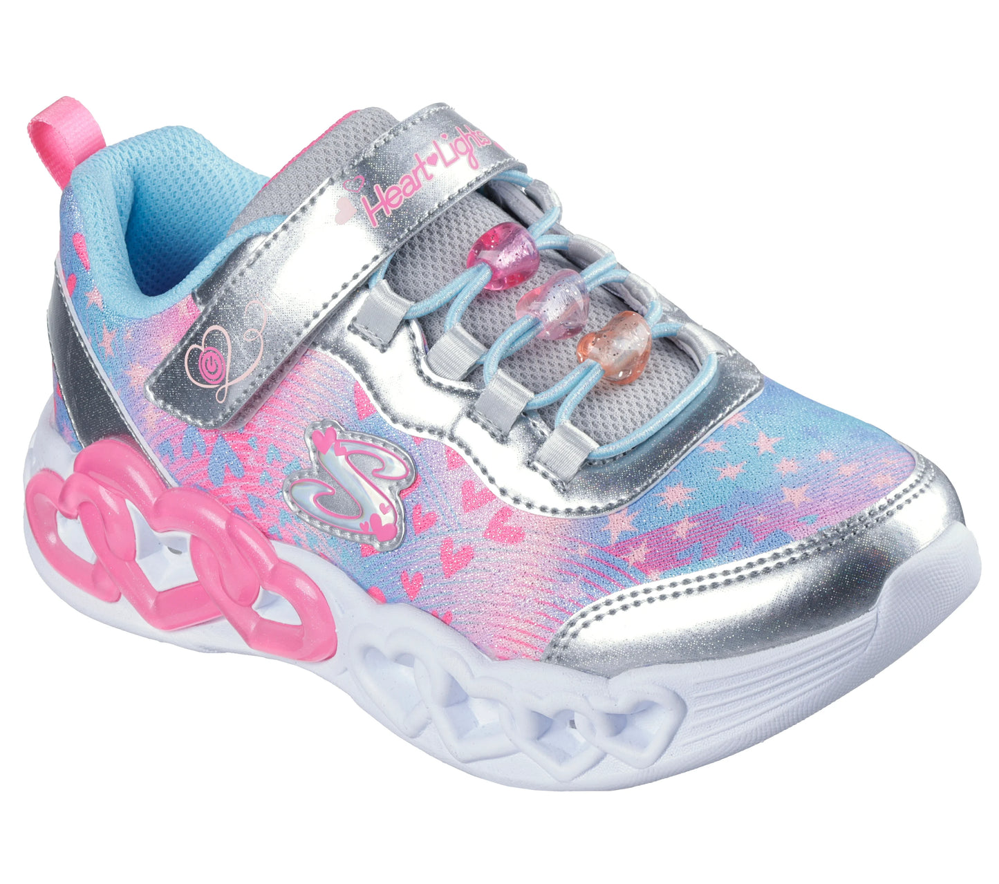 Skechers - Infinite Heart Lights - Heart Jewels Light Up Sneakers