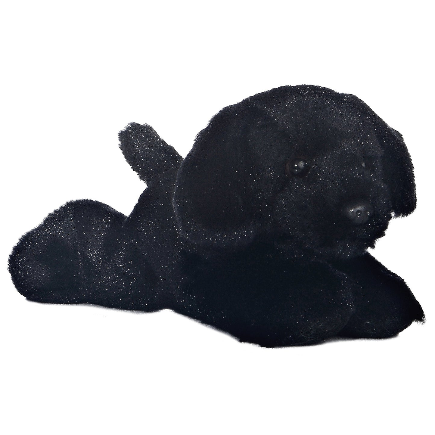 Aurora: Mini Flopsie - Blackie Labrador Dog Plush - 8"