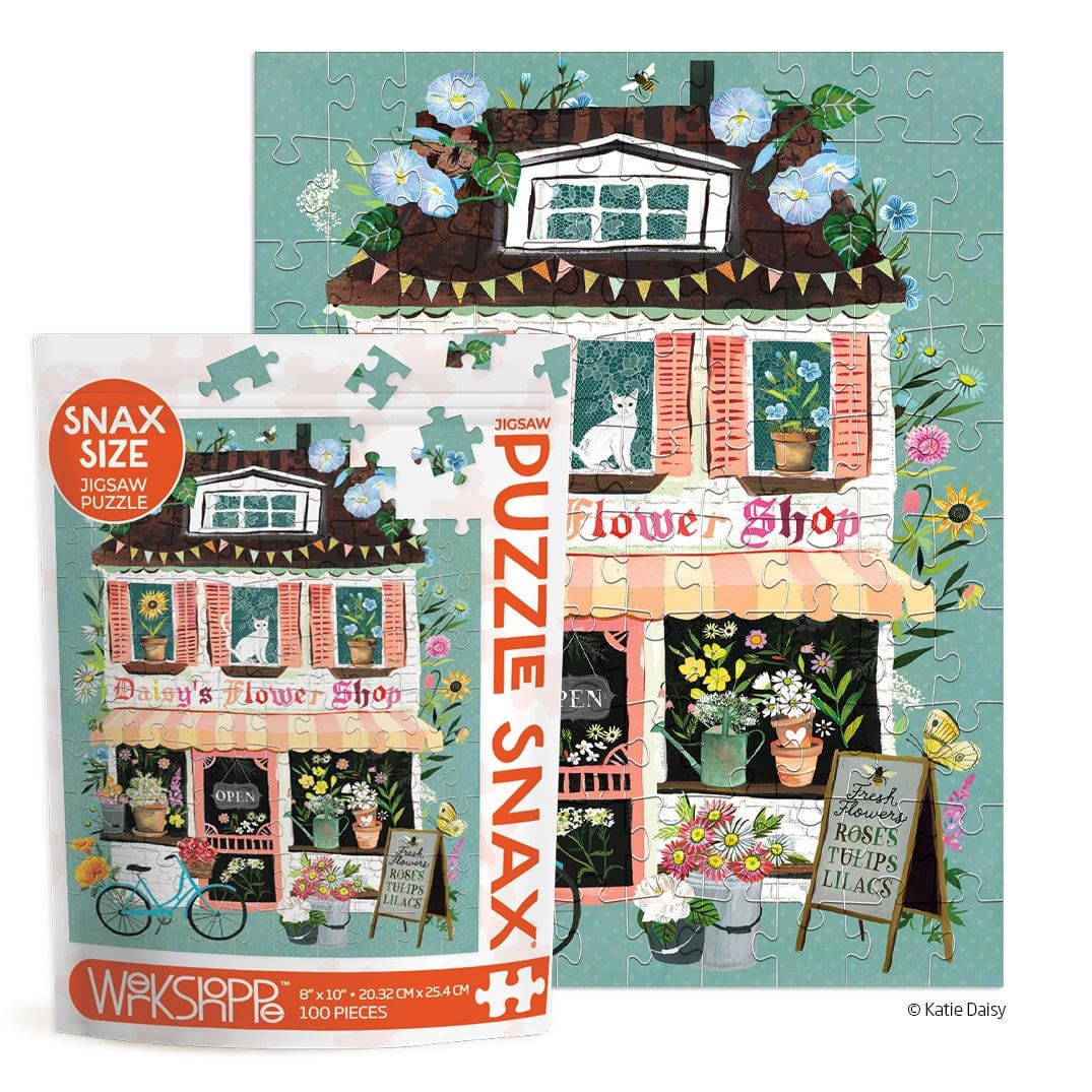 Werkshoppe 100 pc Puzzle Snax Flower Shop Puzzle