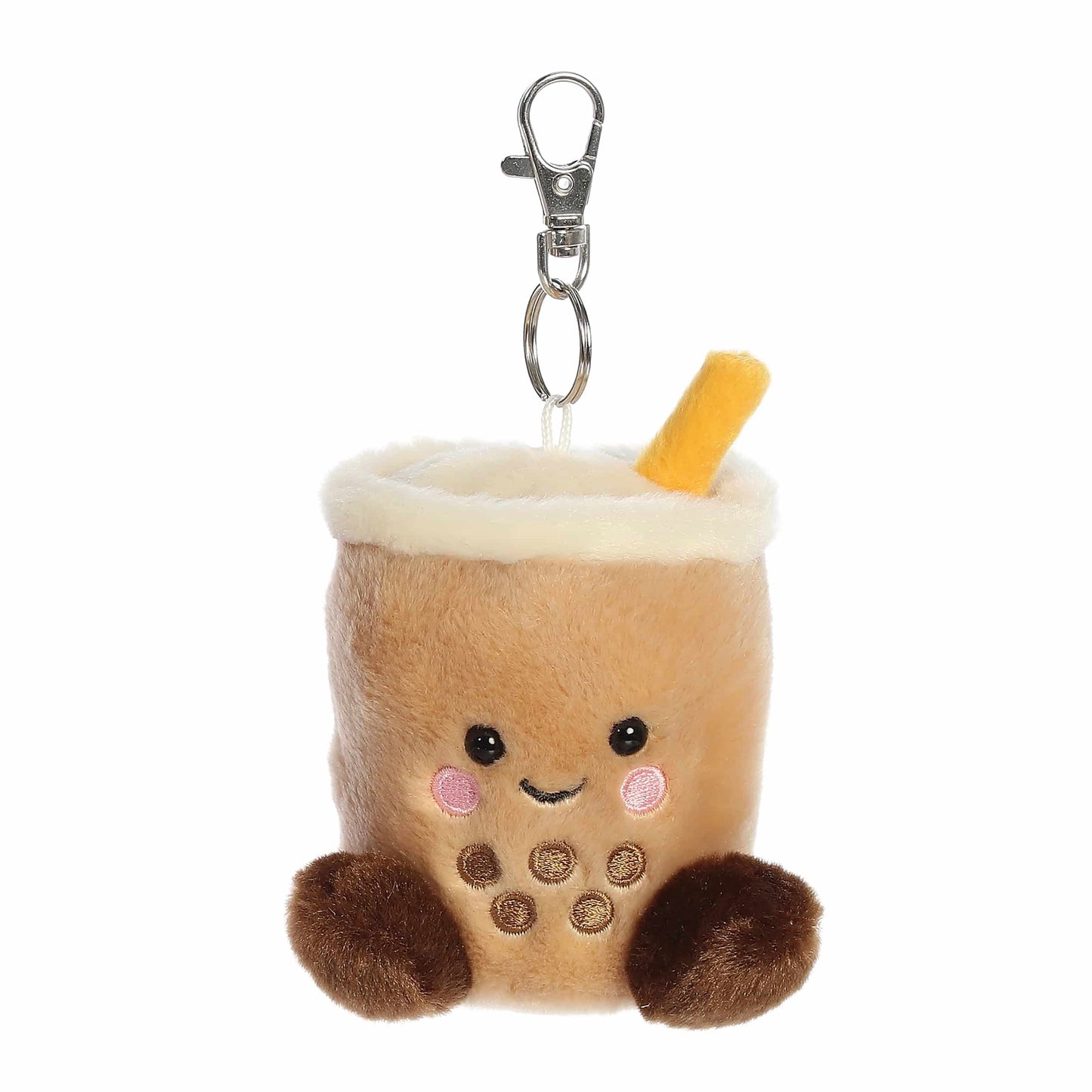 Aurora® - Palm Pals™ - 4" Milky Tea Boba™ Clip-On