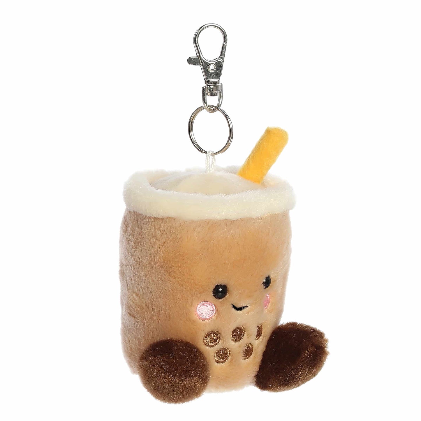 Aurora® - Palm Pals™ - 4" Milky Tea Boba™ Clip-On