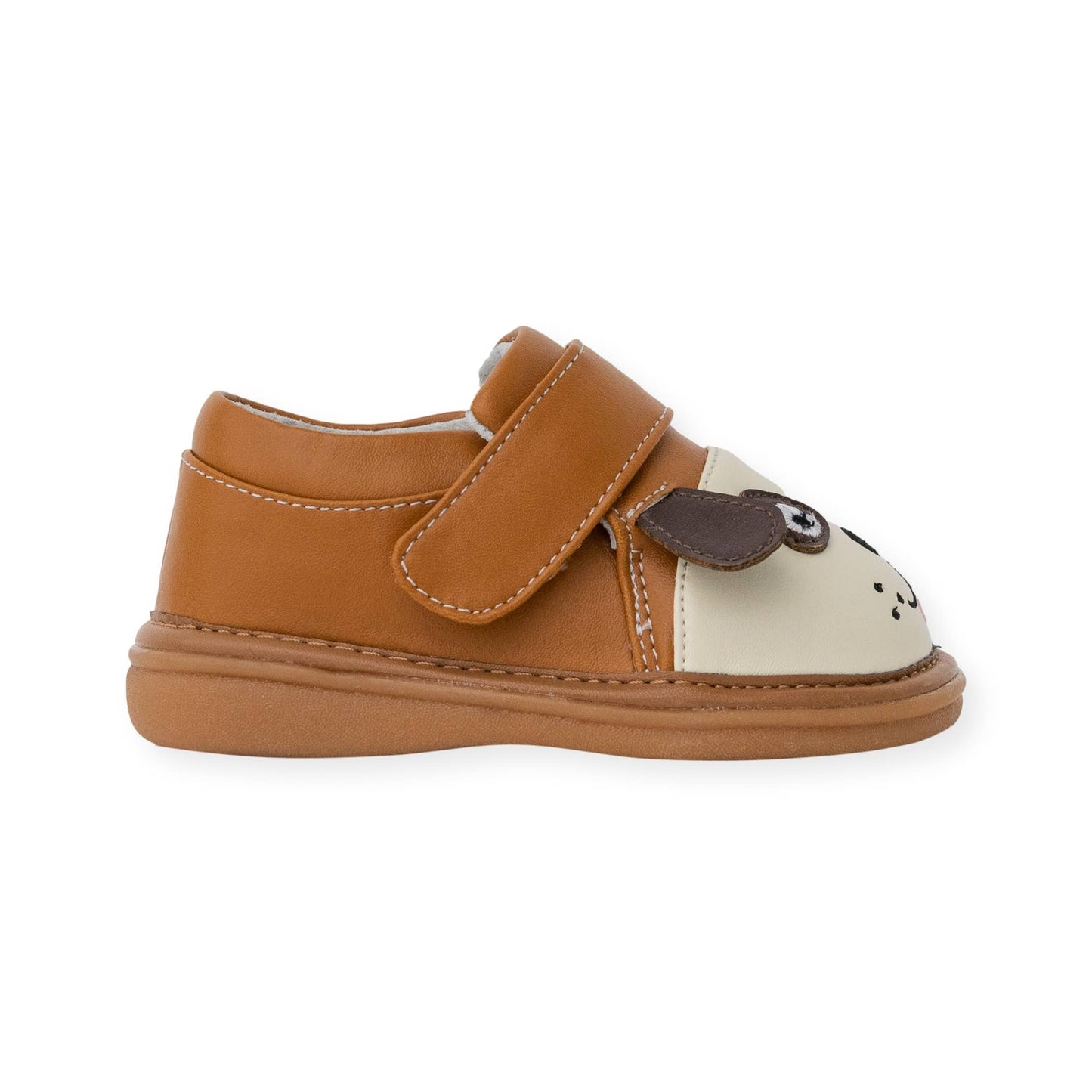 Wee Squeak Fetch the Dog Brown Shoes