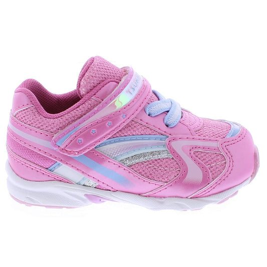 Tsukihoshi Glitz Children's Sneakers Pink Light Blue