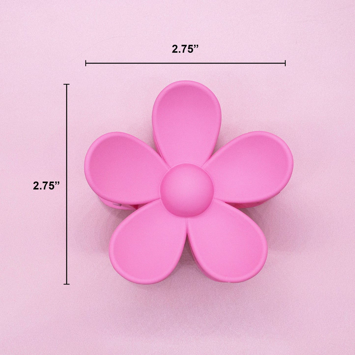 Frog Sac - Matte Hair Claw Clip - Large Daisy Flower