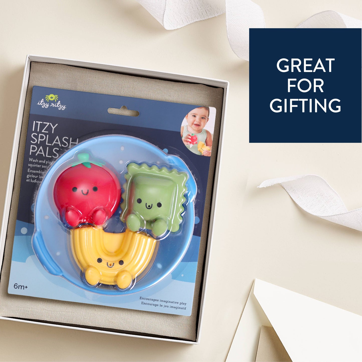 Itzy Ritzy Canada - Pasta Itzy Splash Pals Bath Toys