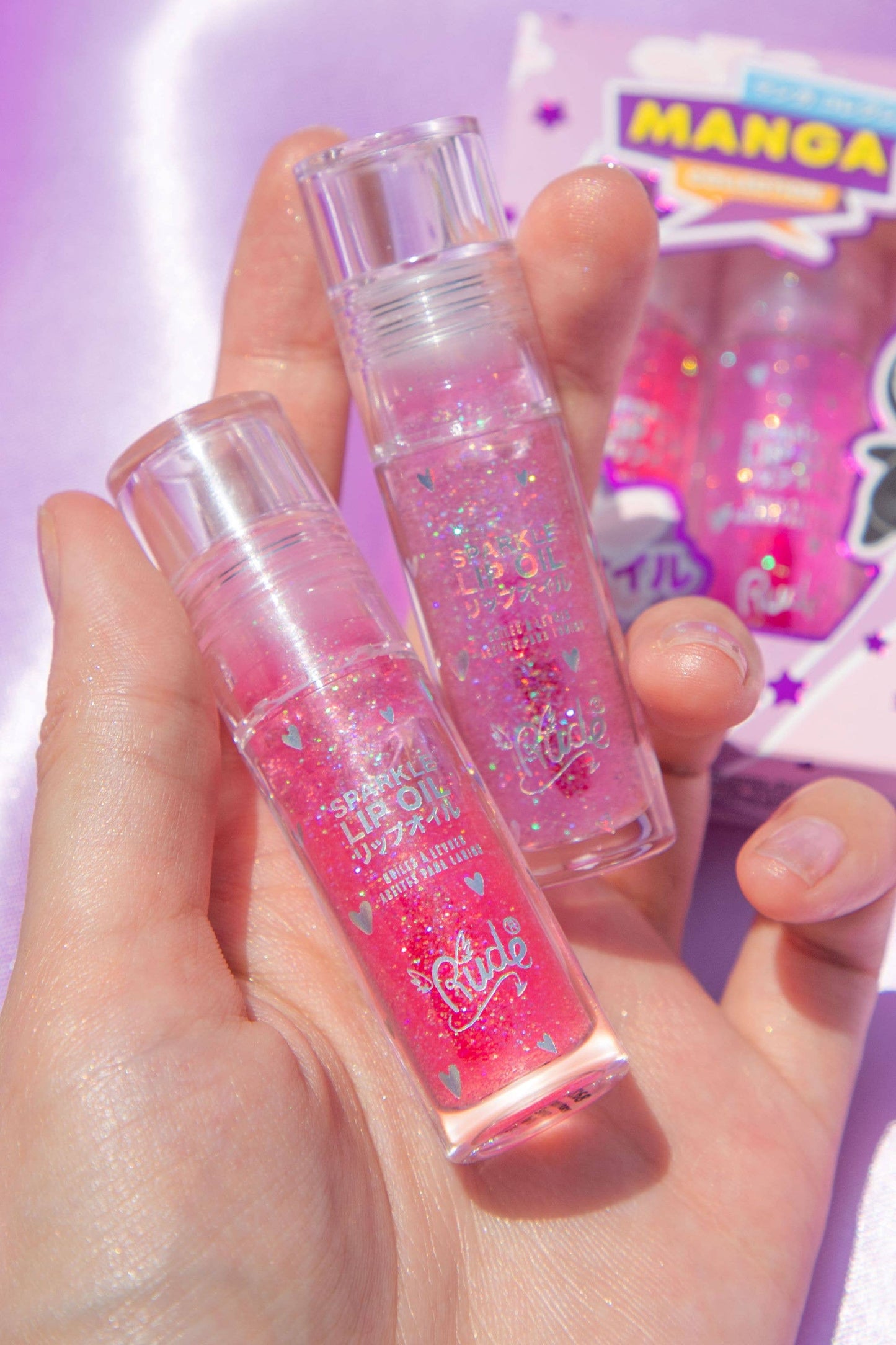 Rude Cosmetics - Manga Collection Manga Sparkle Lip Oil Duo
