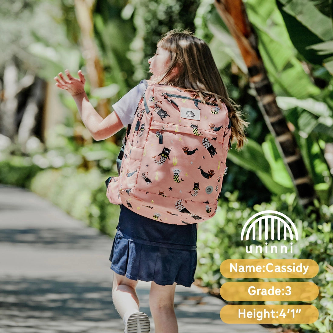 uninni - Bailey Backpack - Swimming Mercats