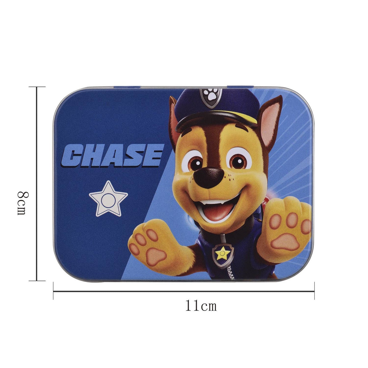 Takecare - Paw Patrol - Chase - Metal box of 24 bandages