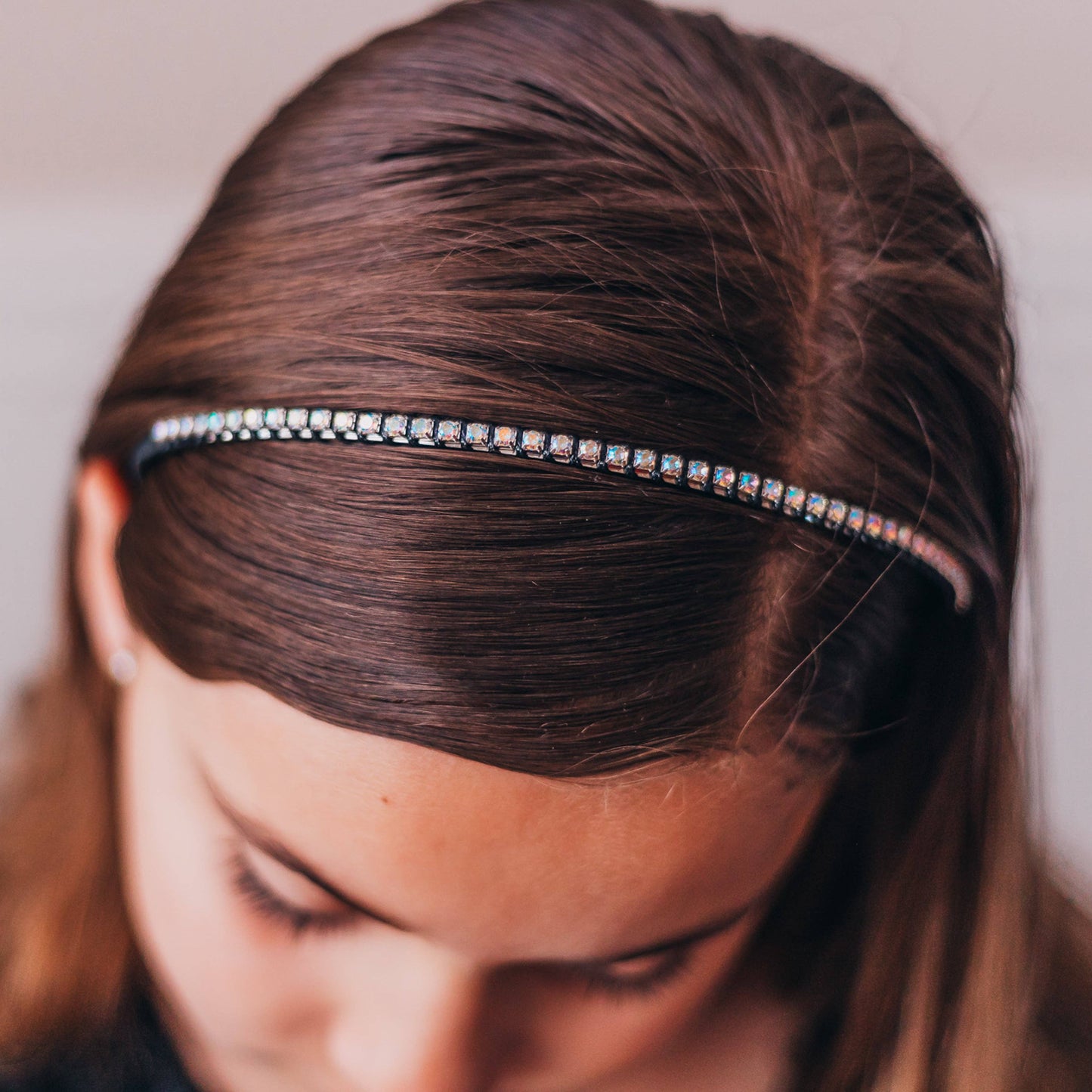 Frog Sac - Thin Rhinestone Headbands for Kids Girls