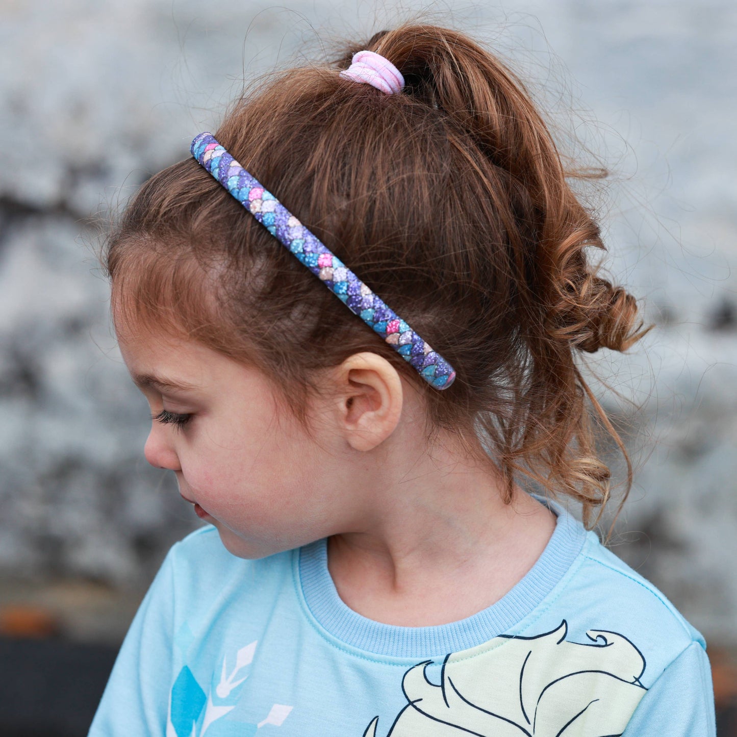 Frog Sac - Mermaid Headband - Kids Thin Non Slip Hair Accessories