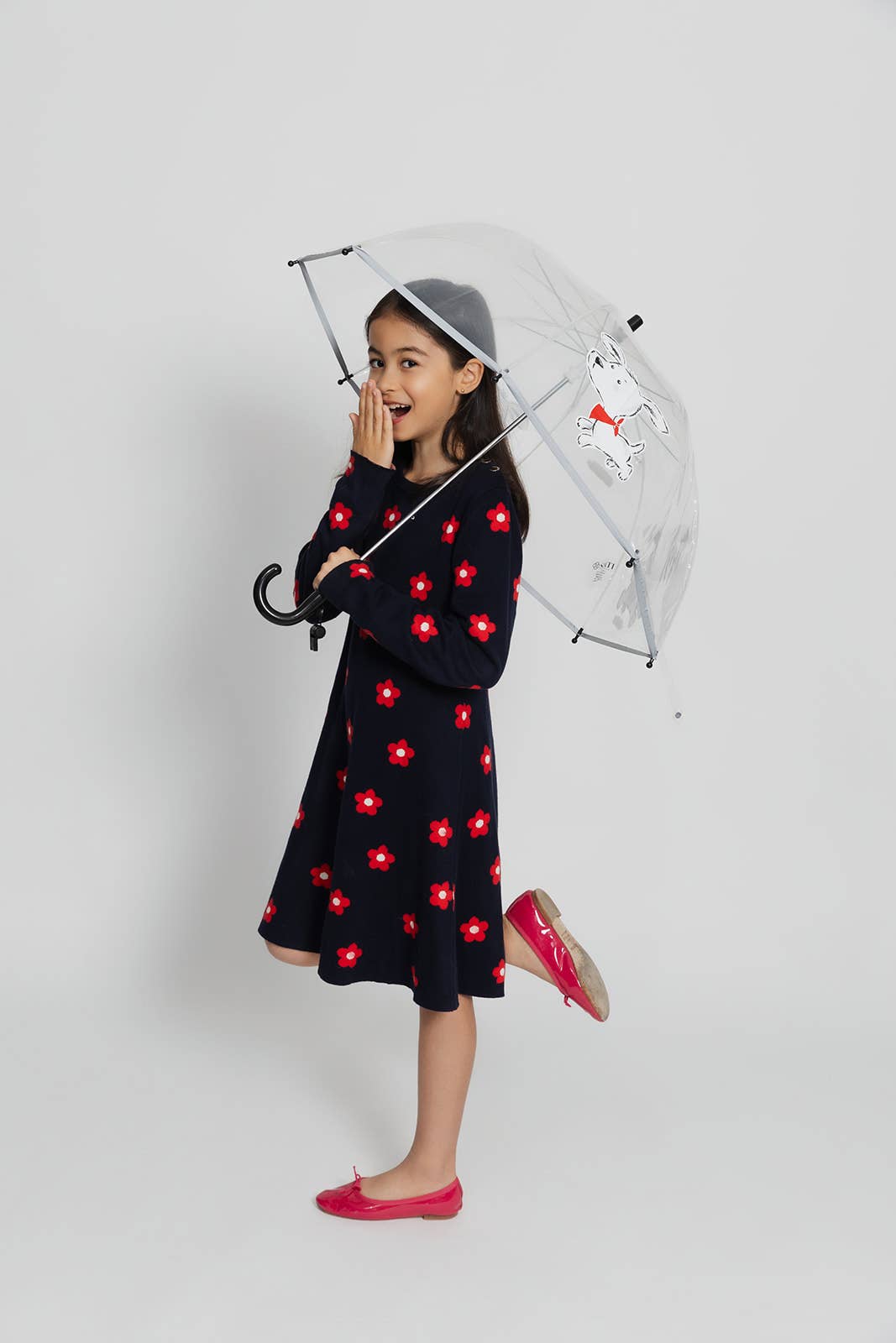 SMATI - Child's Transparent Dog Umbrella