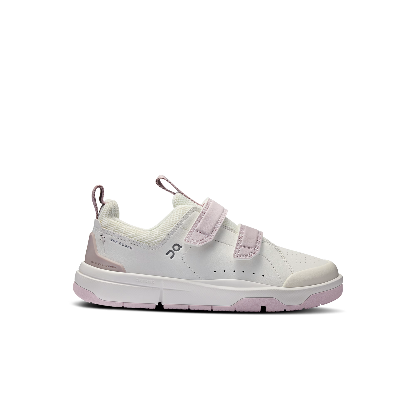 On The Roger Kids Lifestyle Shoe - Ivory | Orchid