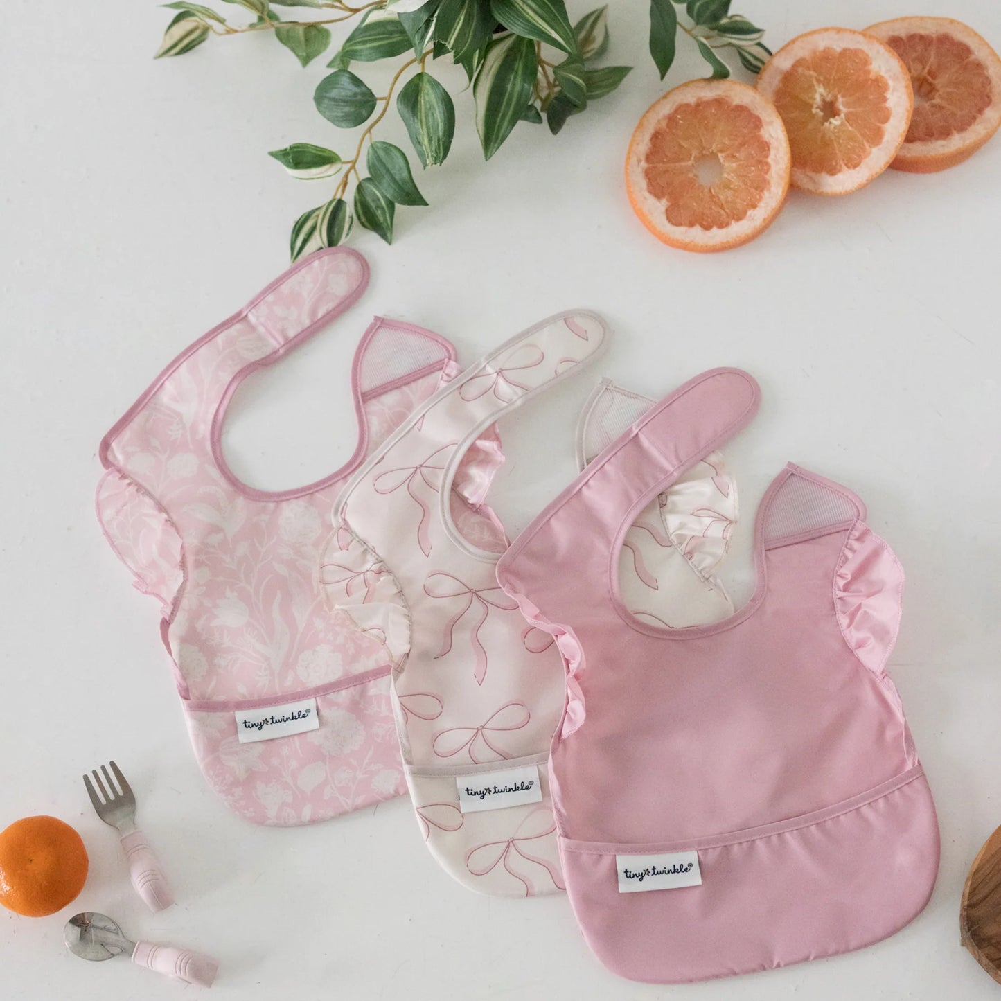 Tiny Twinkle - Mess-Proof Easy Bib 3 Pack