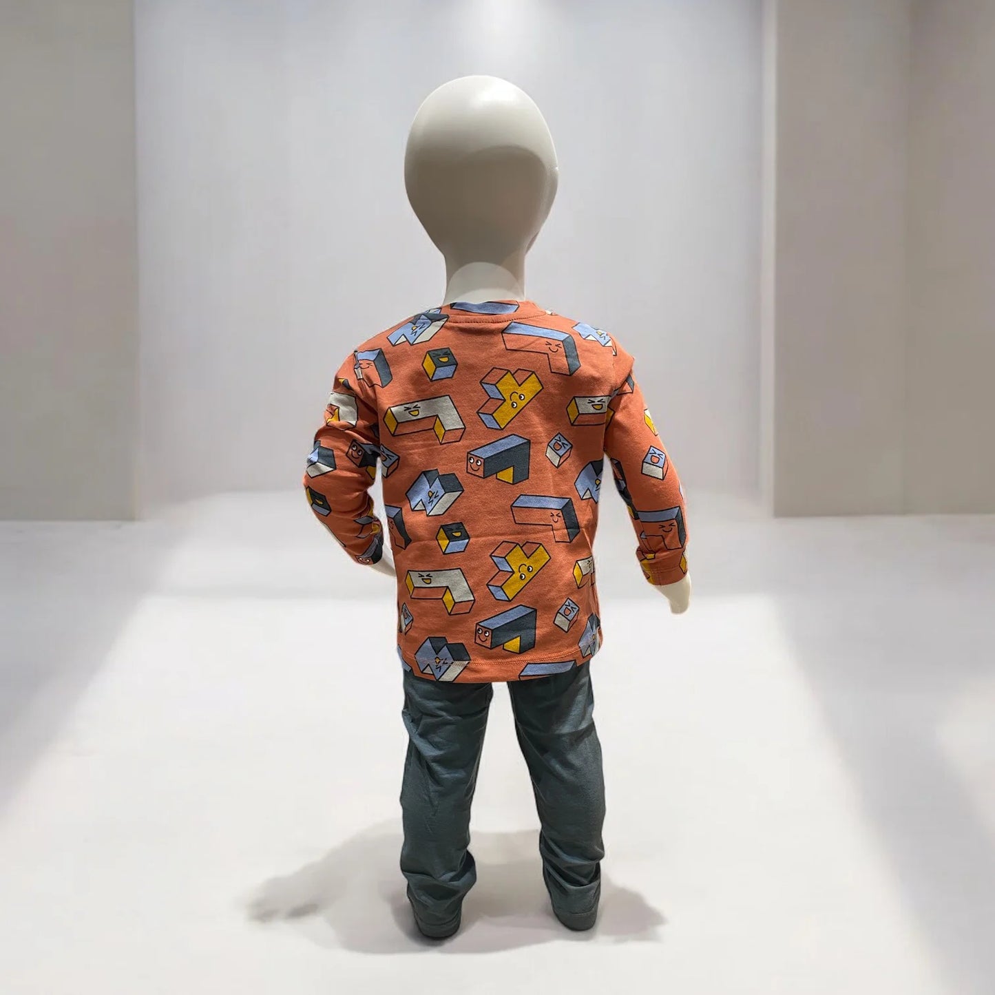 North Coast - 2 Piece Long Sleeve Print Shirt with Pants