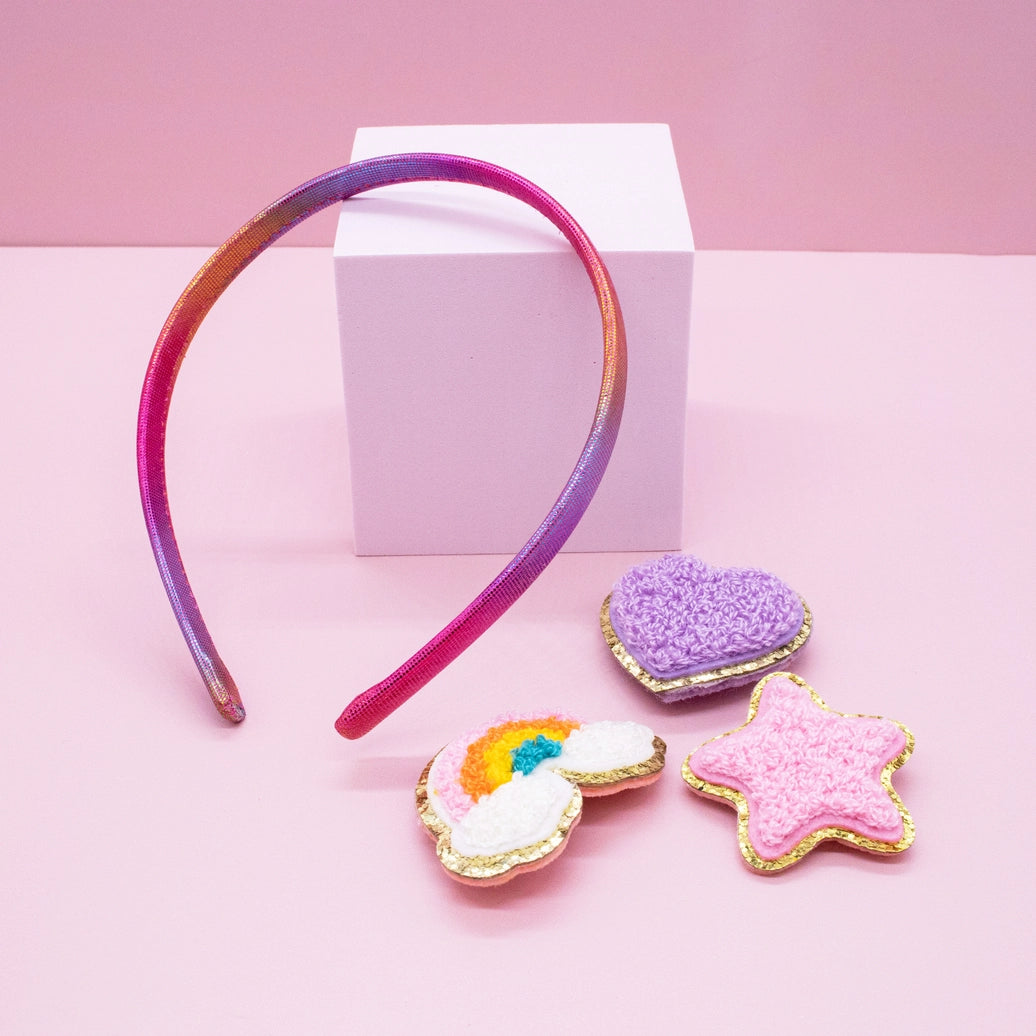 Frog Sac - Interchangeable Charm Headband & Hair Clips