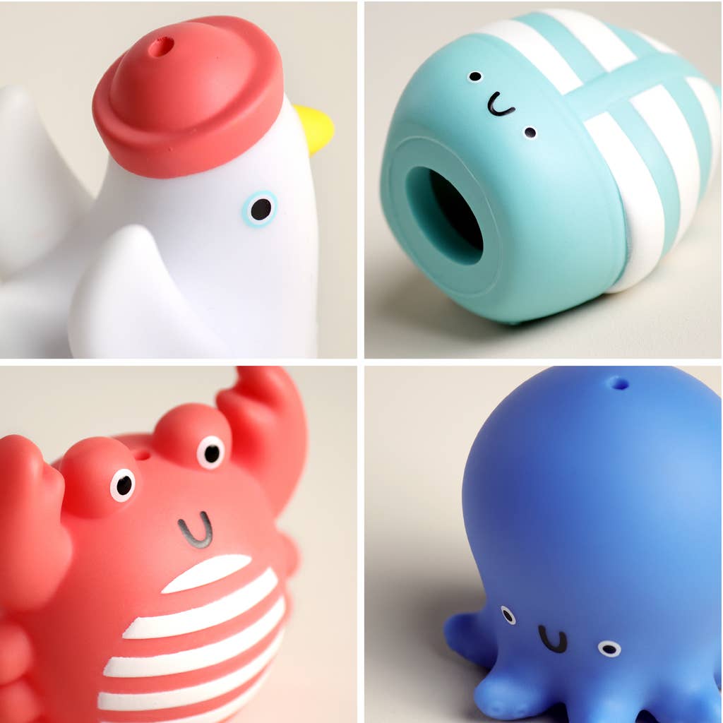 Itzy Ritzy - Itzy Bitzy Puppets - Bath + Storytelling: Nautical Friends Toys