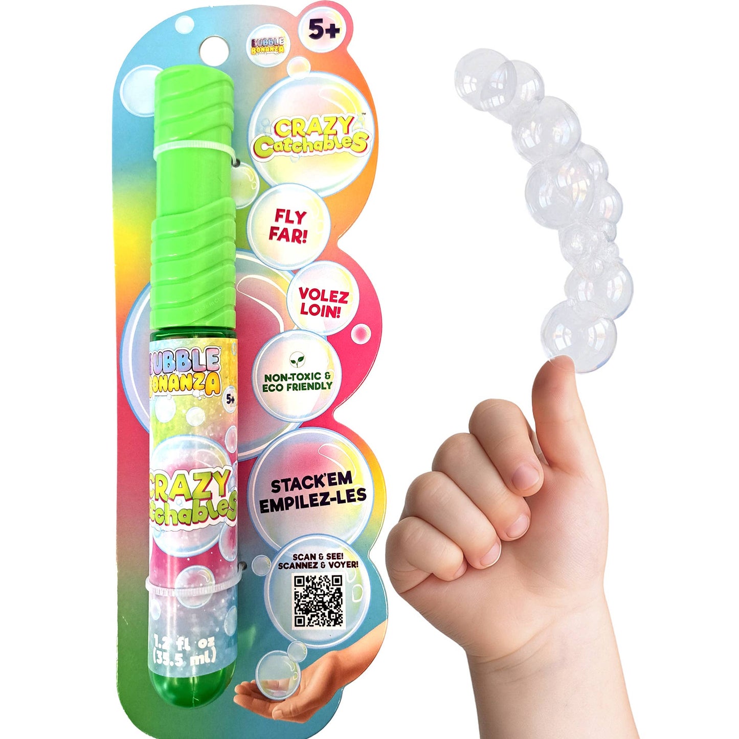 Wishbone Products - Crazy Catchables Touchable Stackable Bubbles Tube