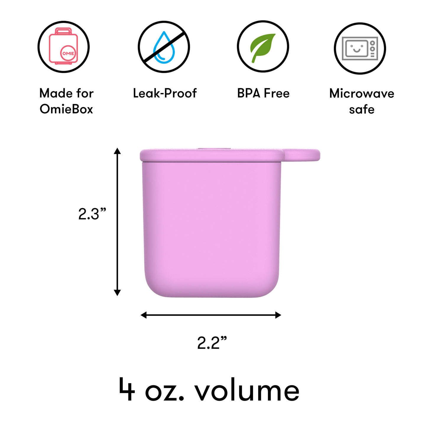 OmieLife - OmieDip Two Pack Food Container