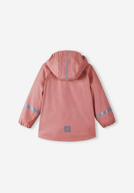 Reima - Lampi Waterproof Rubber Rain Jacket - Blush
