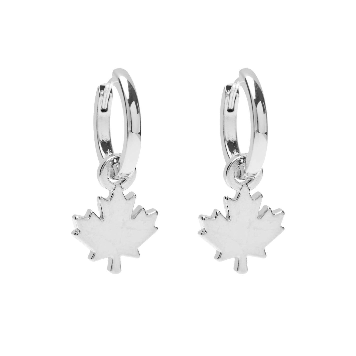 Foxy Originals - Maple Leaf Huggie Hoop Earrings