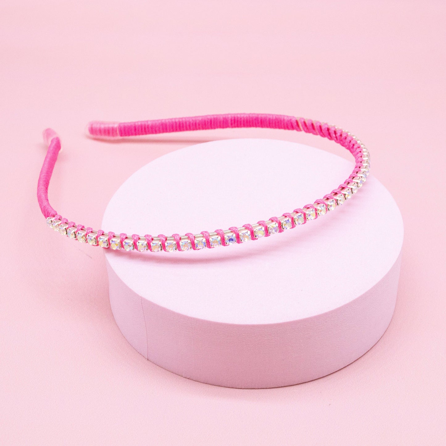 Frog Sac - Thin Rhinestone Headbands for Kids Girls