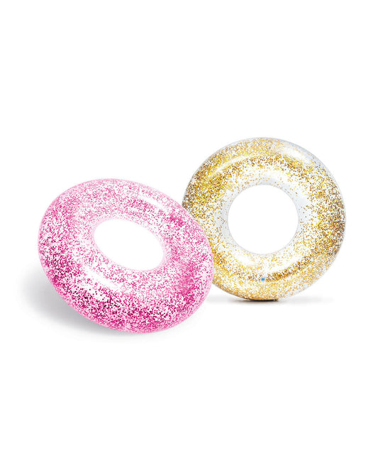 Intex Sparkling Glitter Inflatable Pool Swim Tubes - Assortment 42", 6+