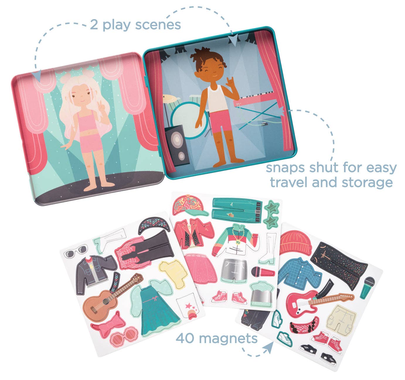 Stephen Joseph Travel Tin Magnetic Dress Up