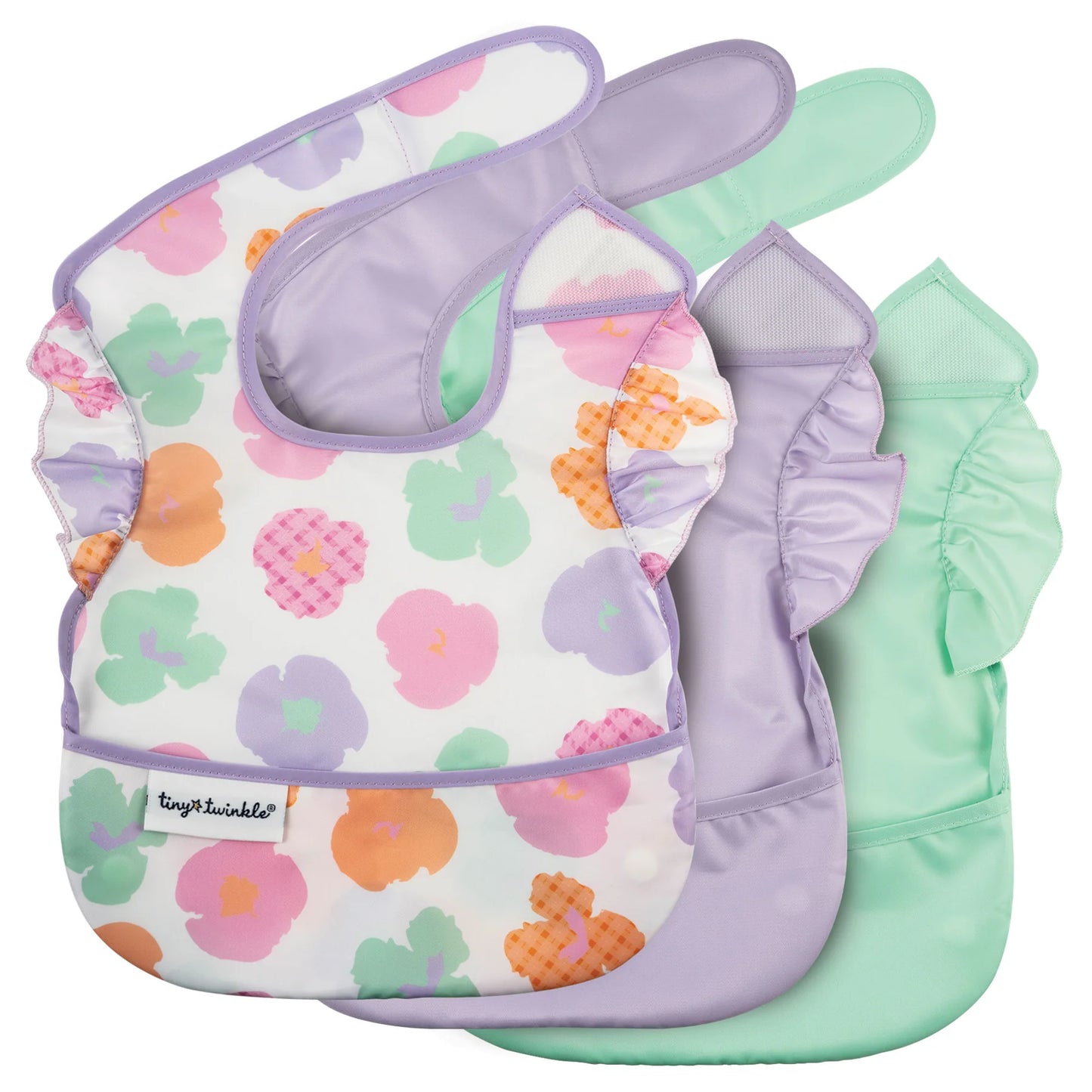 Tiny Twinkle - Mess-Proof Easy Bib 3 Pack