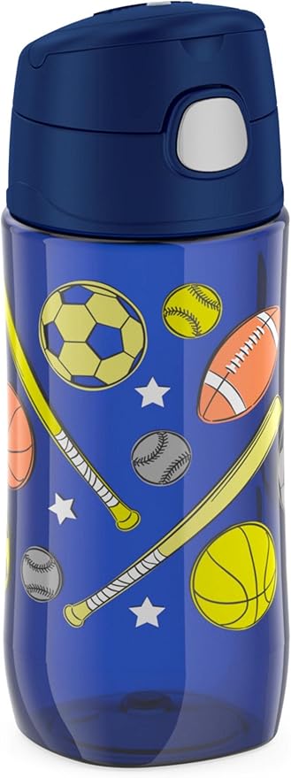 Thermos Funtainer 16 Ounce Plastic Hydration Bottle with Spout Lid, Color Change Sports